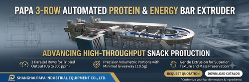 Jüngste Firmenblogs über Automatisierte 3-Reihen-Energieriegelmaschine: Fortschrittliche Hochdurchsatz-Extrusion in der modernen Lebensmittelherstellung