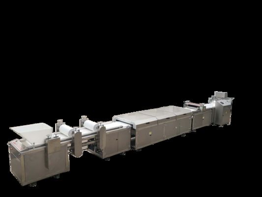 Guter Preis Chikki Machinery Automatische hocheffiziente Erdnuss-Süßigkeiten Produktionslinie Online